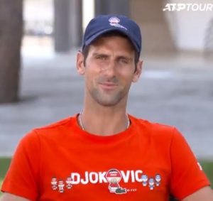 ĐOKOVIĆ POSLAO PORUKU DOMINIKU TIMU: Novak još jednom pokazao koliko je veliki sportista (VIDEO)