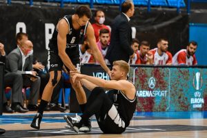 POLUVREME U BEOGRADU: Cedevita ima malu prednost protiv Partizana nakon dve četvrtine