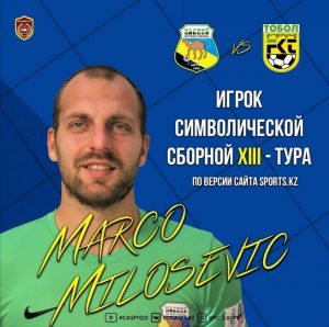 „ZADOVOLJAN SAM, ALI BIH BIO SREĆNIJI POBEDOM“ Srpski golman fenomenalno brani u Premijer ligi Kazahstana, dobio novo priznanje