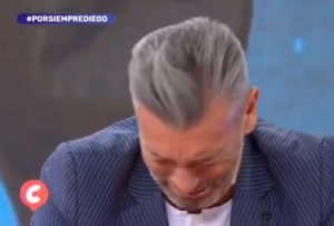 SUZE NA SVE STRANE: Bivši golman Argentine govorio o Maradoni, pa briznuo u plač, a sa njim je plakala i voditeljka (VIDEO)