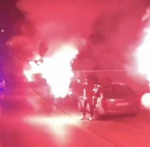 ‘GORI’ NIŠ! Fudbaleri Zvezde stigli na megdan protiv Radničkog, ‘Delije’ napravile spektakl! (VIDEO)