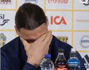 ZLATAN POKAZAO DA NIJE OD KAMENA! Ibrahimović se rasplakao na konferenciji za medije! (VIDEO)