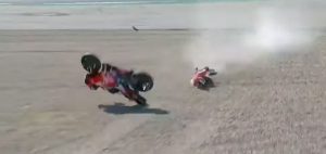 JEZIV PAD VOZAČA DUKATIJA! Španac izleteo sa staze (VIDEO)