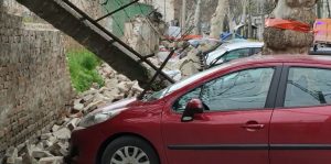 STRAŠNE SCENE! Srušio se zid stadiona FK Zemun! (VIDEO)