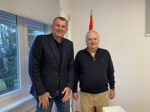 SUSRET LEGENDI: Božidar Maljković ugostio Zorana Savića u Olimpijskom komitetu Srbije