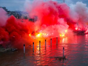 SPEKTAKL U BEOGRADU: Zvezdin bal na vodi za pamćenje! (VIDEO) (FOTO)