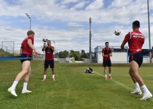 IZABRANICI DEJANA STANKOVIĆA NASTAVILI SA TRENINZIMA: Jedan deo ekipe radio na taktici, a druga grupa se posvetila vežbama snage! (FOTO) (VIDEO)