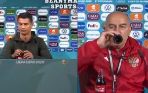 RUSKI SELEKTOR UDARIO RONALDU KONTRU: Otvorio je flašicu koka-kole kao da je ispred prodavnice, a onda je potegao! (VIDEO)