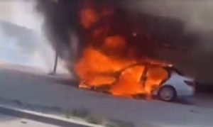 ZAPALIO IM SE AUTOMOBIL: Direktor Partizanove olmladinske škole doživeo nesreću! (VIDEO)