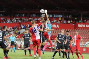 NESREĆAN PORAZ: Pljusak, stativa Voše i na kraju gol zaostatka pred revanš u Austriji.