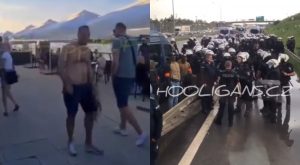 HAOS U POLJSKOJ ZBOG NAVIJAČA DINAMA: Pojavili se snimci prebijenih huligana, policija pod dugim cevima opkolila ‘Bed blu bojse’! (VIDEO)
