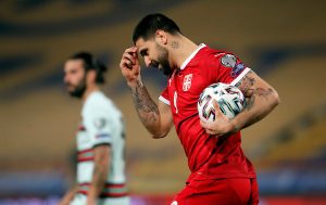 SJAJAN GEST MITROVIĆA I EKIPE: Evo kako je reprezentativac Srbije proslavio pogodak! (VIDEO)