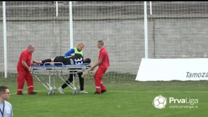 HOROR NA DEBIJU: Golmanu Radničkog odstranjen bubreg, nakon jezivog sudara sa protivničkim igračem (FOTO) (VIDEO)