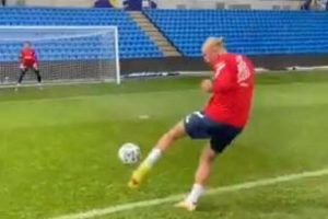 SADA ĆE VAM BITI JASNO: Pogledajte zbog čega se ceo svet ‘otima’ oko Halanda, ‘bomba’ na treningu u njegovoj režiji! (VIDEO)