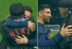 FOTOGRAFIJA KOJA JE OBIŠLA PLANETU: Na ‘Parku prinčeva’ momenat za pamćenje, pogledajte zagrljaj dve fudbalske legende! (VIDEO)