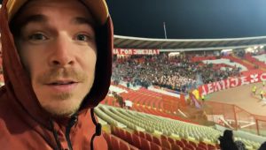 ‘ILI ZVEZDA ILI SMRT’: Kanadski Jutjub par bio na utakmici Crvene zvezde! (VIDEO)