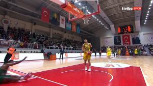 GDE SI POŠAO?: Gudurić mu prodao foru sa basketa – protivnik završio u reklamama, a Srbin ga samo pogledao pa dao koš kao na treningu! (VIDEO)