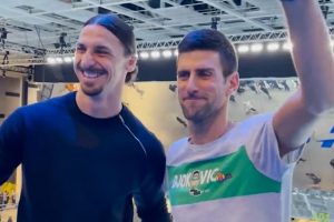 KAD SE SRETNU NOVAK I ZLATAN SLEDI SPEKTAKL: Ibrahimović progovorio srpski – zajedno su zapevali njegovu omiljenu pesmu! (VIDEO)