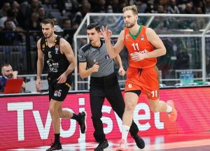 DRUGI PORAZ PARTIZANA U ABA LIGI: Blažič i Pulen ‘srušili’ crno-bele u Areni! (FOTO)