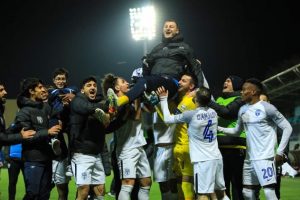 ‘PROFESORE, NEĆEMO TE ZABORAVITI’: Spektakularan ispraćaj za bivšeg golmana Crvene zvezde u Azerbejdžanu!(FOTO) (VIDEO)