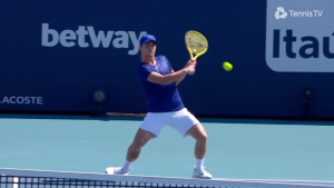 KECMANOVIĆ OVE GODINE IGRA NEVEROVATNO: Pao još jedan rival iz deset najboljih, Miša može daleko u Majamiju! (VIDEO)