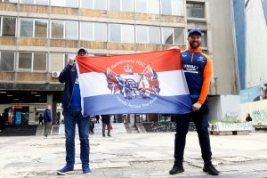 BEOGRAD POD ŠKOTSKOM OPSADOM: Pogledajte kako izgledaju ulice prestonice, Škoti i policija ruku pod ruku!