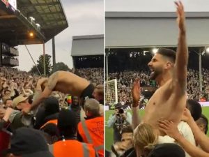 MITROVIĆEV ŠOU SA NAVIJAČIMA: Evo kako je stadion eksplodirao zbog rekorda i titule (VIDEO)