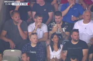 NBA ZVEZDE NA STADIONU ‘STOŽICE’: Dončić u društvu Dragića i Nesterovića gledao utakmicu! (FOTO)