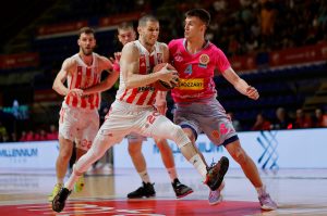 ZVEZDA BEZ KALINIĆA I VOLTERSA POKAZALA SILU PROTIV MEGE: Crveno-beli ubacili 22 trojke, gosti nisu imali šanse! (FOTO)