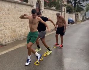 EKSKLUZIVNI SNIMAK NOVAKA ĐOKOVIĆA: Poslednje pripreme pred Vimbldon ovako su izgledale!(VIDEO)