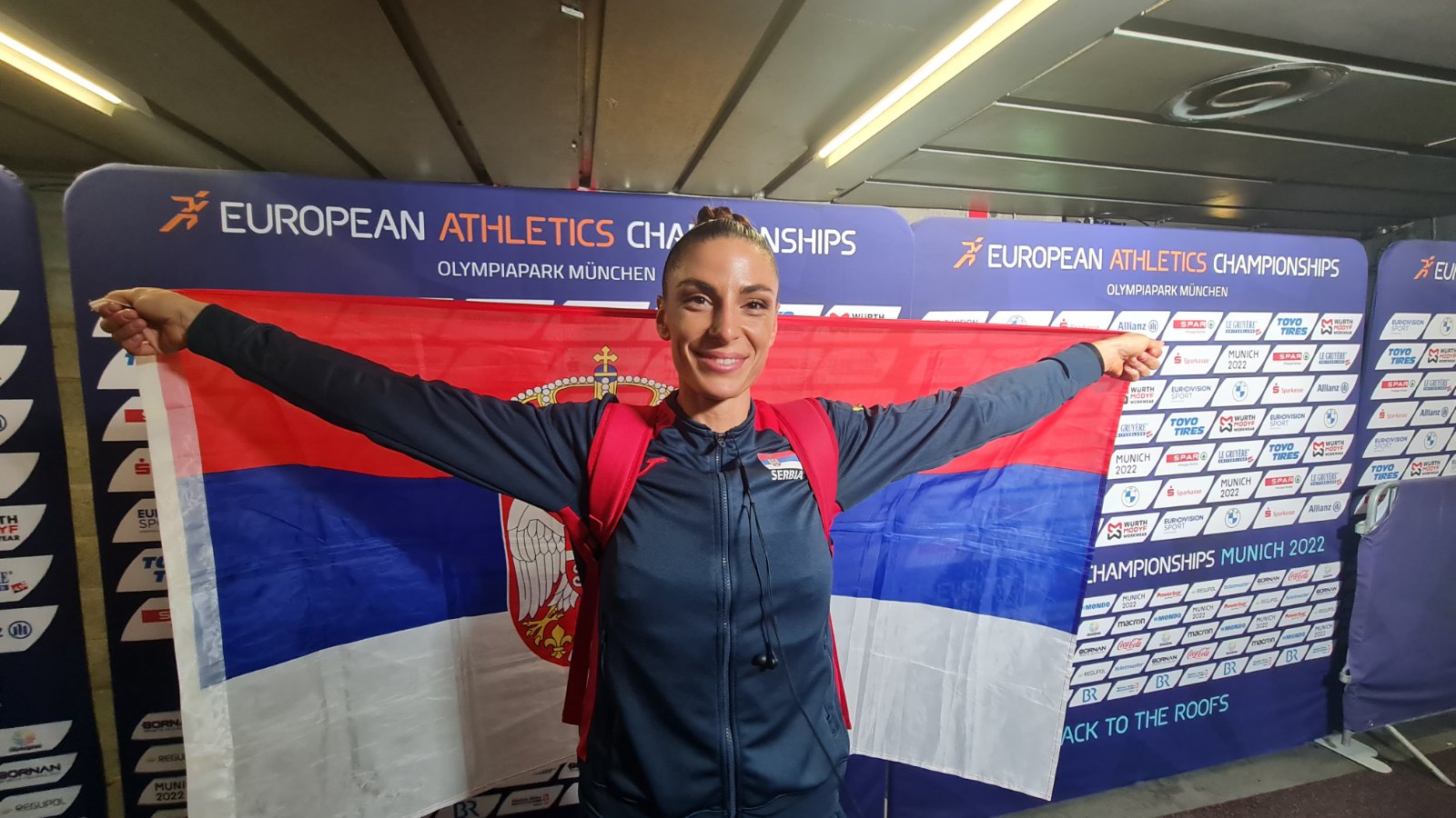 Ivana VUleta nakon zlatne medalje na Evropskom prvenstvu