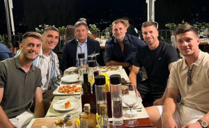 PIKSI NAKON MILANA GLEDAO I FIORENTINU: Potom je usledila večera sa reprezentativcima! (FOTO)