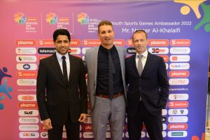 PREDSEDNIK PSŽ NOVI AMBASADOR SPORTSKIH IGARA MLADIH: Na ceremoniji prisustvovali Čeferin, Vidić, Modrić, Figo i mnogi drugi!