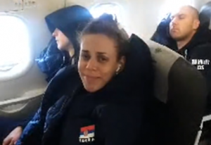 VANJA GRBIĆ SNIMIO ODBOJKAŠICE U AVIONU: Više svetskih šampionki, nego putnika! (VIDEO)
