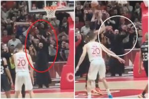 POP U MANTIJI OMETAO IGRAČE ASVELA: Nesvakidašnje scene u Pioniru – Zvezdi pobedu donele ‘više sile’! (VIDEO)