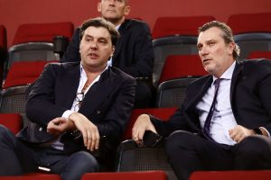 FOTO UBOD: Predsednik Evrolige uživo posmatra Partizana!