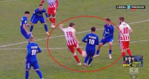 EKSPERT POTVRDIO, ALI I ŠOKIRAO JAVNOST: Nije bio faul za Zvezdu, ali će sudija imati visoku ocenu i pored toga! (VIDEO)