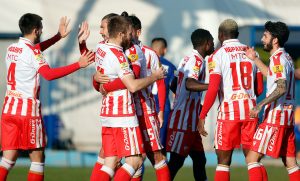 VODI ZVEZDA NA POLUVREMENU: Snalažljivost Kataija za prednost crveno-belih! (VIDEO)