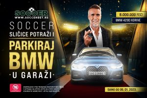 NAJVEĆA NAGRADNA IGRA NA BALKANU: SOCCER sličice potraži i parkiraj BMW u garaži!