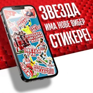 LEPA VEST ZA ZVEZDAŠE: Crveno-beli predstavili novi paket Viber stikera! (VIDEO)