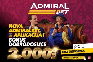 ČEKA VAS FENOMENALNI BONUS DOBRODOŠLICE BEZ DEPOZITA
