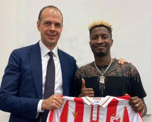 SJAJNA PARTIJA ZVEZDINOG OLAJINKE: Nigerijac nameštao golove saigračima! (VIDEO)