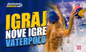 Uskoči u bazen nove ponude, kladi se na vaterpolo na AdmiralBetu!