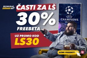 PONUDA KOJA SE NE ODBIJA: Repriza prošlogodišnjeg finala vam donosi 30% freebeta!