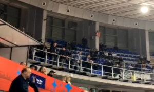HAOS U NIŠU: Navijači Partizana ušli na meč Mege i FMP-a i krenuli da vređaju Čovića! (VIDEO)
