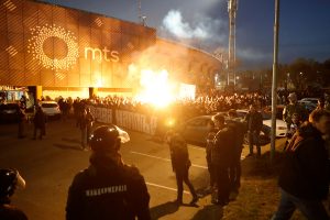HAOS U HUMSKOJ: Grobari prete krivičnim prijavama protiv čelnika Partizana! (FOTO)