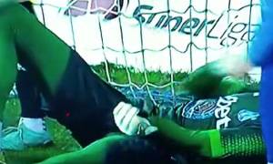 JEZIVE SCENE IZ LUČANA: Golman Mladosti doživeo težak prelom ruke! (VIDEO)