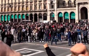 NAKON BOLONJE, GROBARI OKUPIRALI I MILANO: Posebna rođendanska čestitka za Željka i novi čas navijanja! (VIDEO)