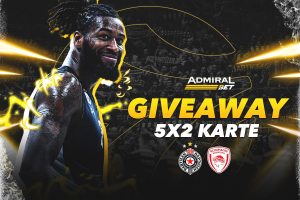 ADMIRALBET VAS VODI NA PARTIZAN: Deset karata za srećne dobitnike!