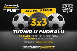 3X3 FUDBAL JE STIGAO U SRBIJU: Učestvujte na prvom turniru u našoj zemlji!